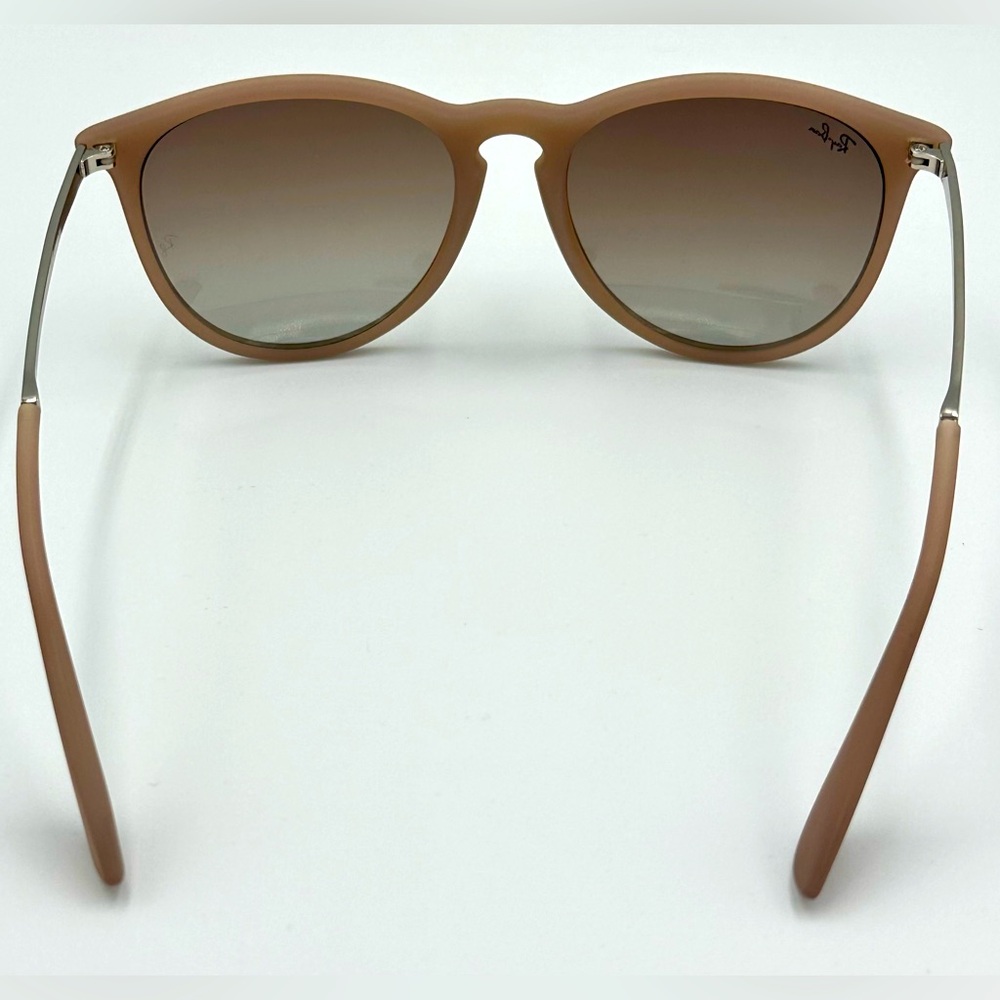 Ray-Ban Erika Womens Sunglasses RB4171 54mm Matte Sand w/ Gradient Brown Lens - Picture 7 of 9